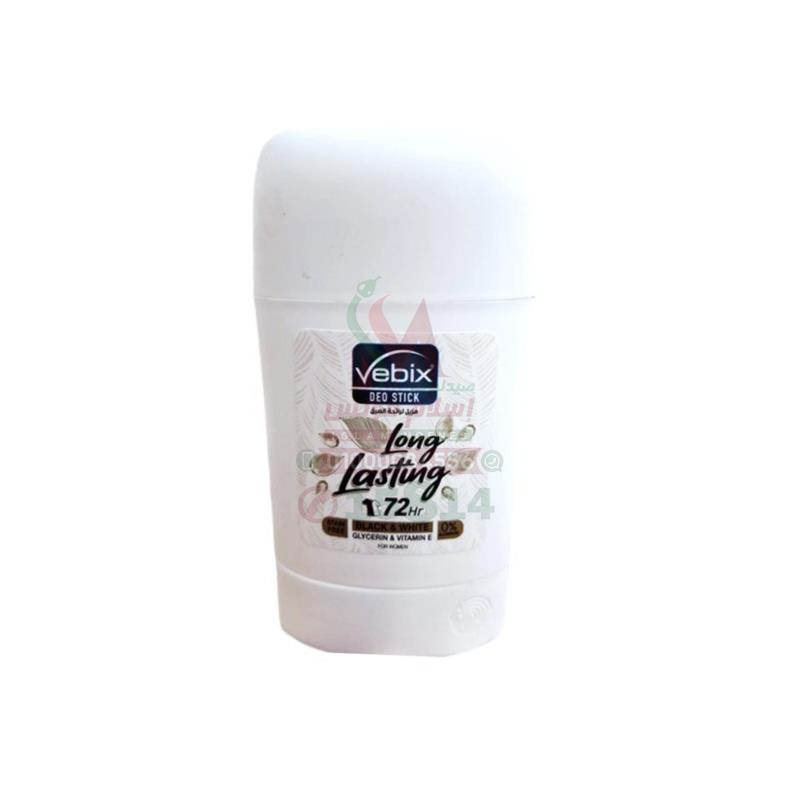 VEBIX DEO STICK LONG LASTING 72HR B&W WOMEN 50ML