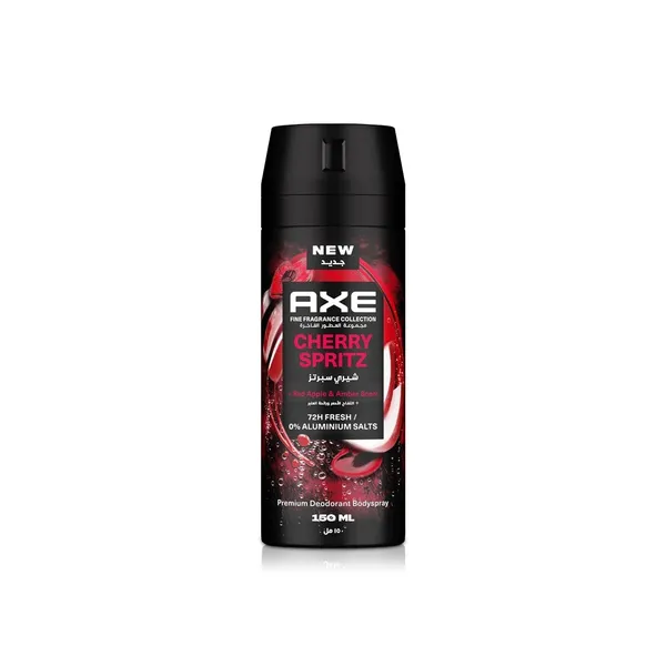 [32702] AXE CHERRY SPRITZ BODY SPRAY 150 ML - اكس تشيري سبريتز سبراي مستحضر تجميلي لتعطير الجسم ومقاومة الرائحة