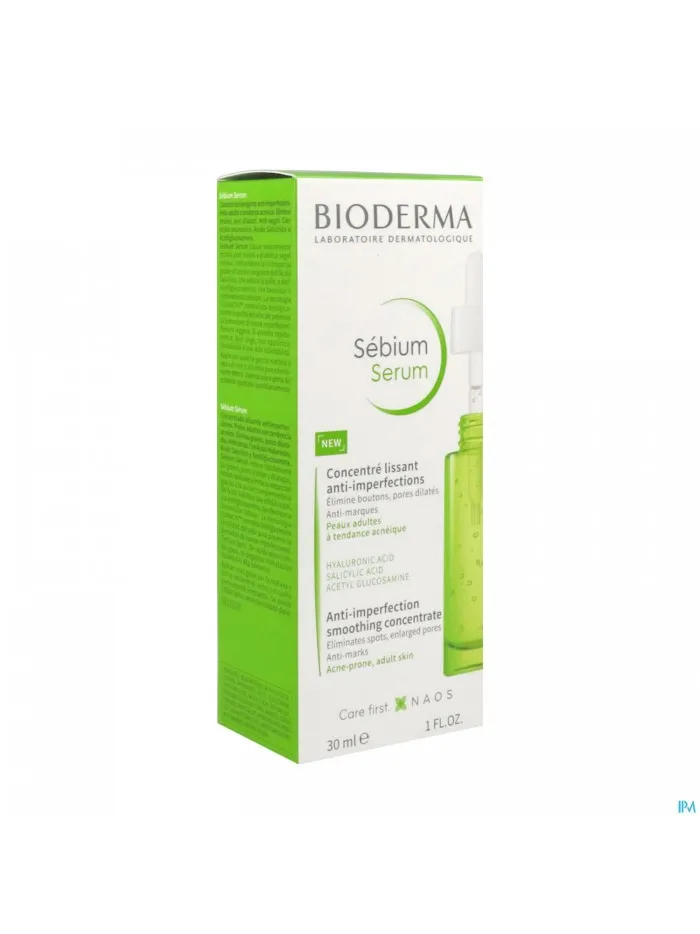 [22928] BIODERMA SEBIUM SERUM 30 ML - بيوديرما سيبيوم سيروم | 30 مل | سيروم | لعلاج حب الشباب وتقشير البشرة