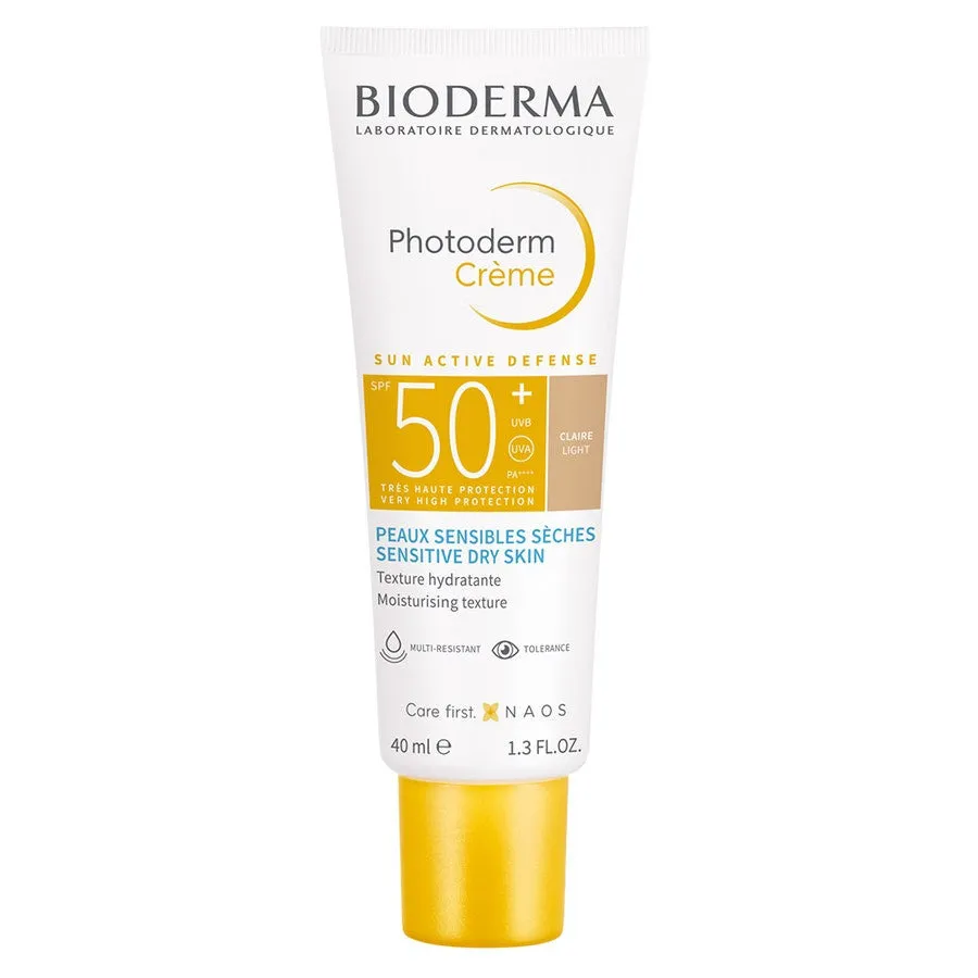 [73344] BIODERMA PHOTODERM CREAM SPF 50 INVISIBLE 40 ML - بيوديرما فوتوديرم | 40 مل | كريم غير مرئي | واقي شمس فائق الحماية للبشرة