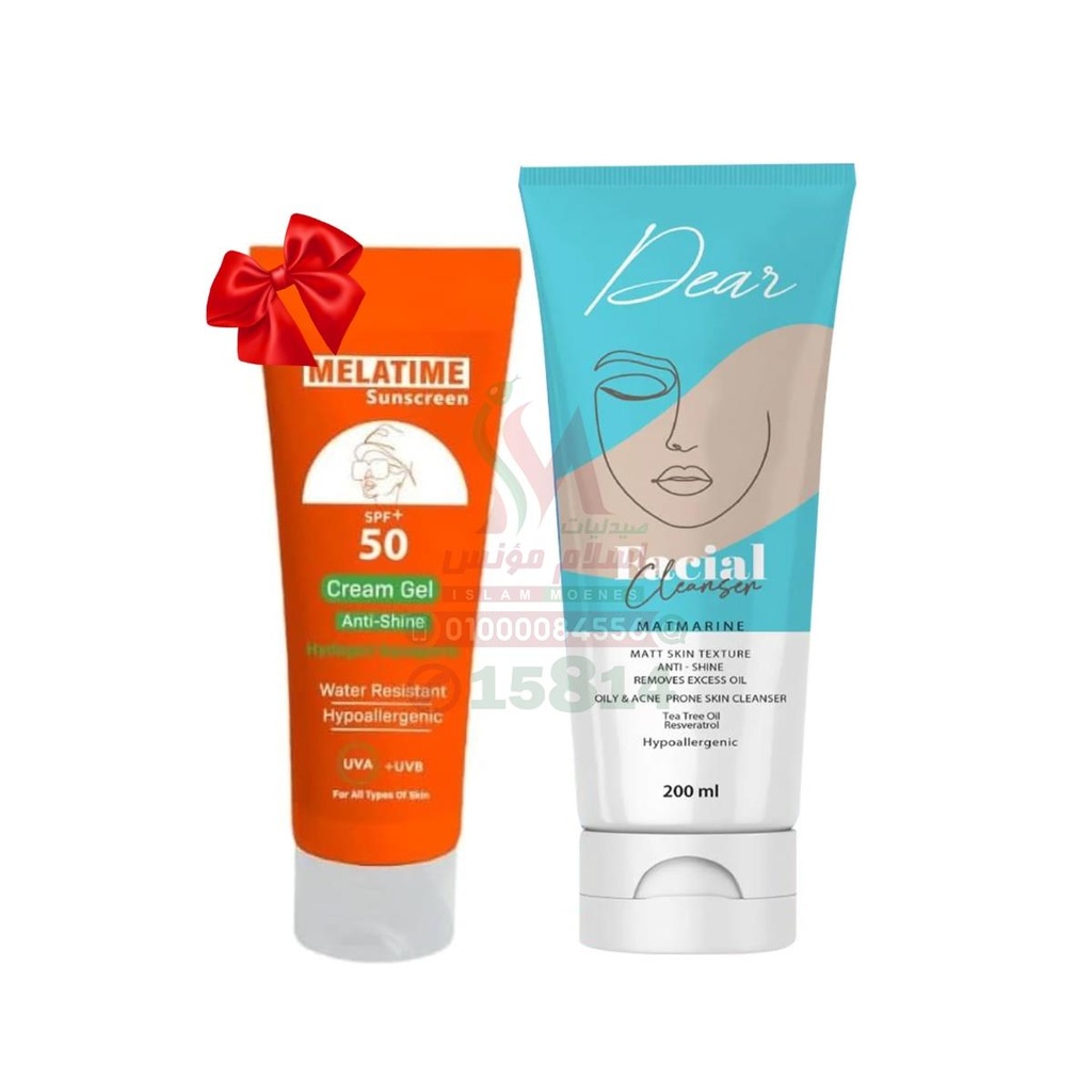 [79602] cleanser dear and melatime gel sunscreen
