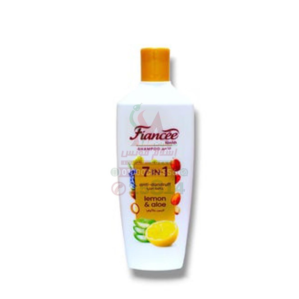 FIANCEE 7 IN 1 LEMON - ALOVERA 340 ML - شامبو فيانسي | 340 مل | شامبو | تنظيف الفروة الدهنية ومنع القشرة