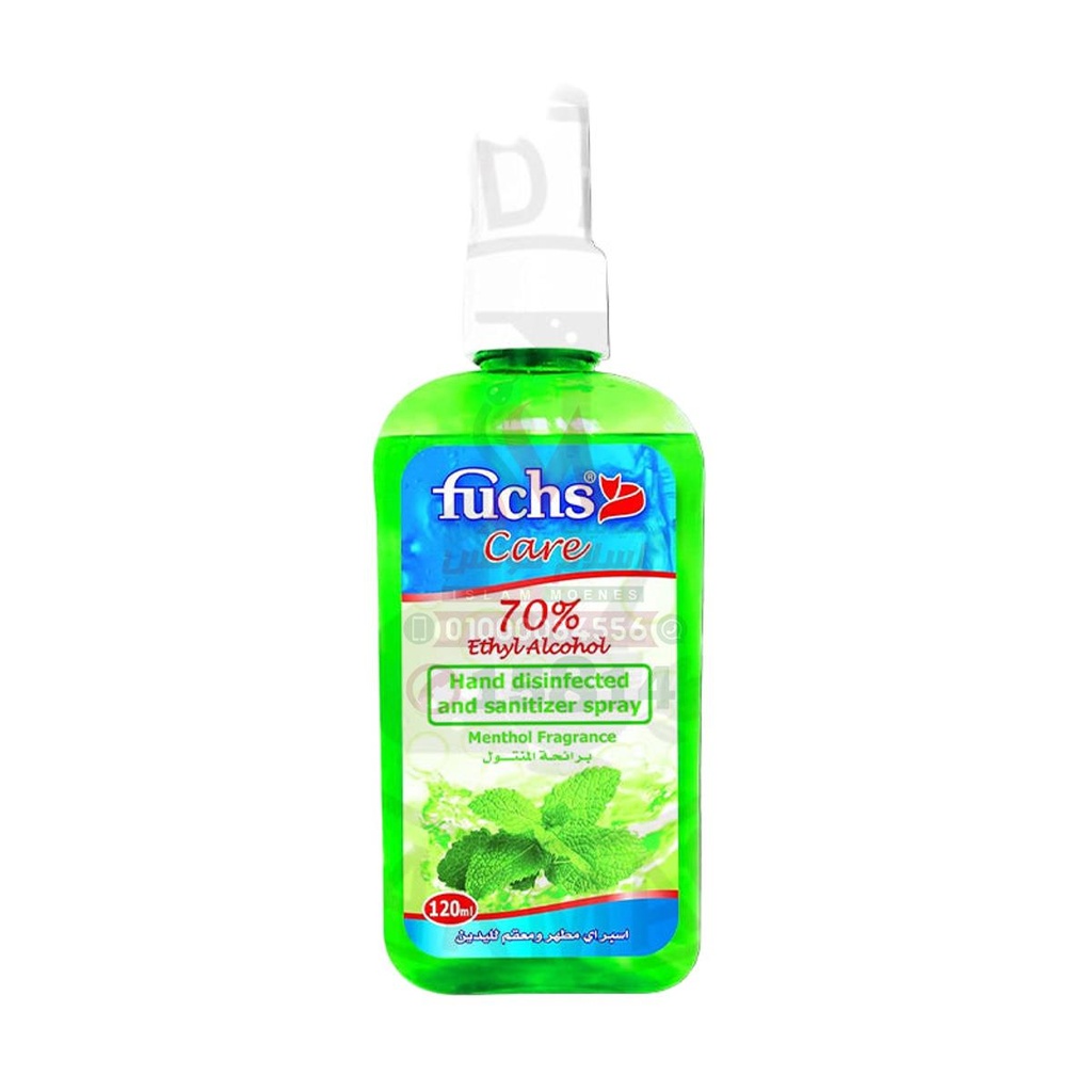 [80707] fuchs care hand sanitizer spray 120 ml menthol