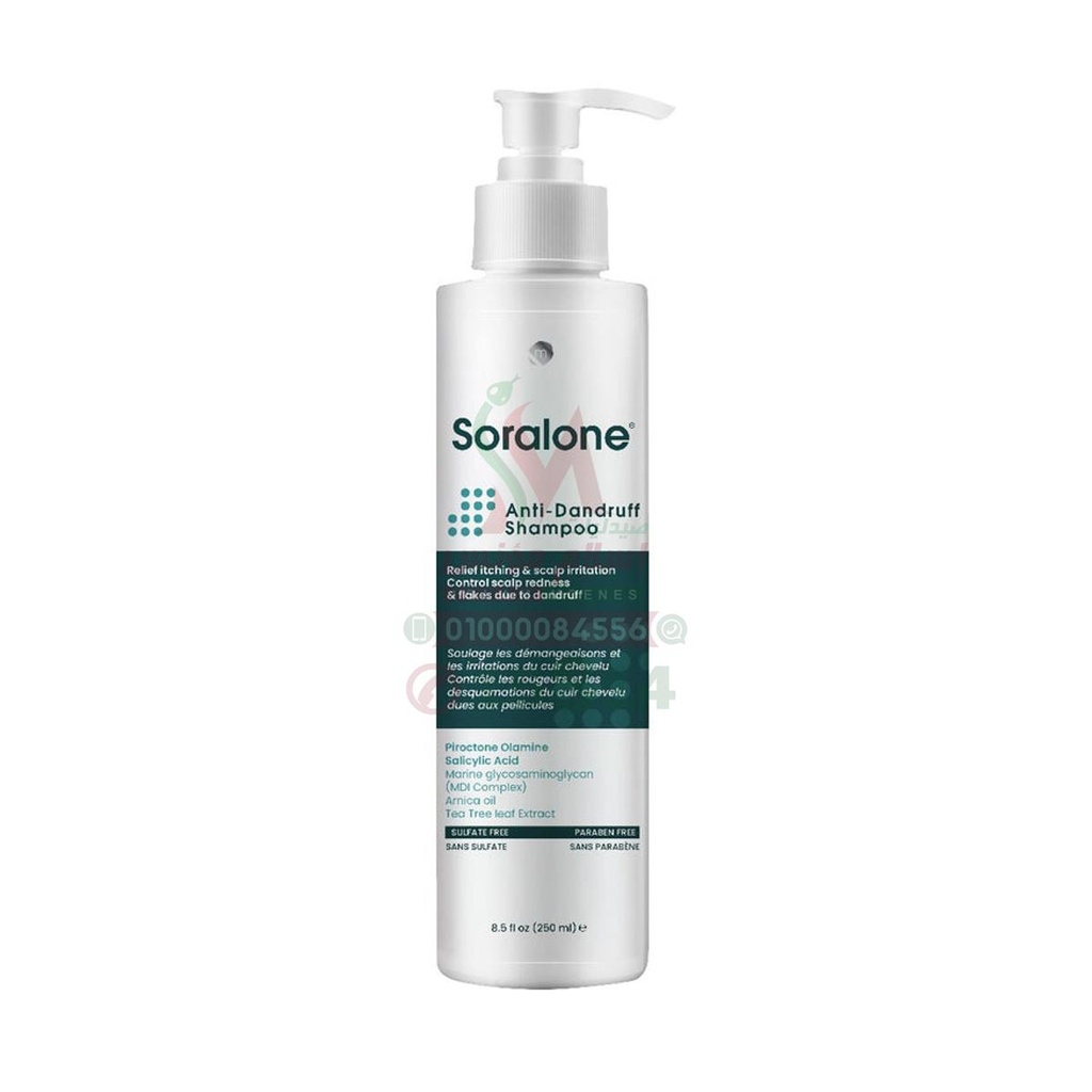 Soralone anti dandruff shampoo 250ml