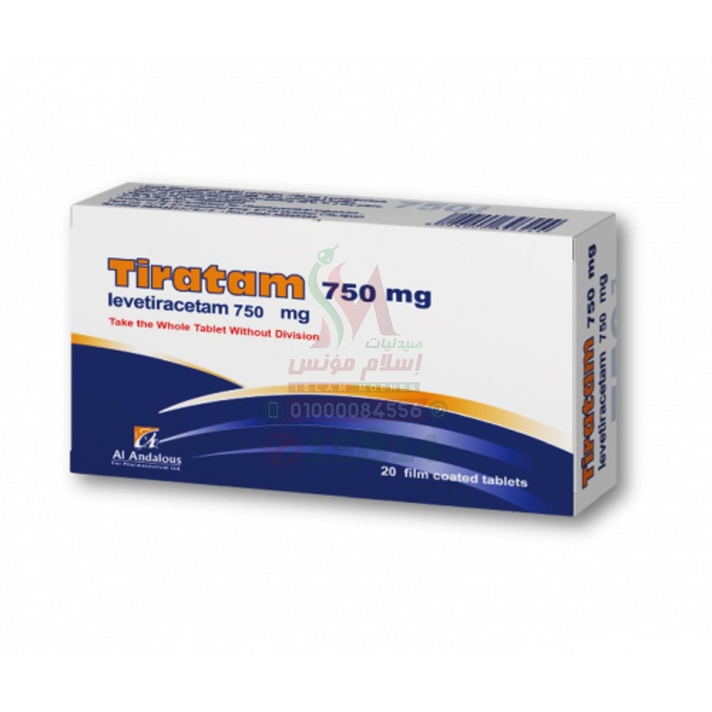 TIRATAM 750 MG 20 TAB