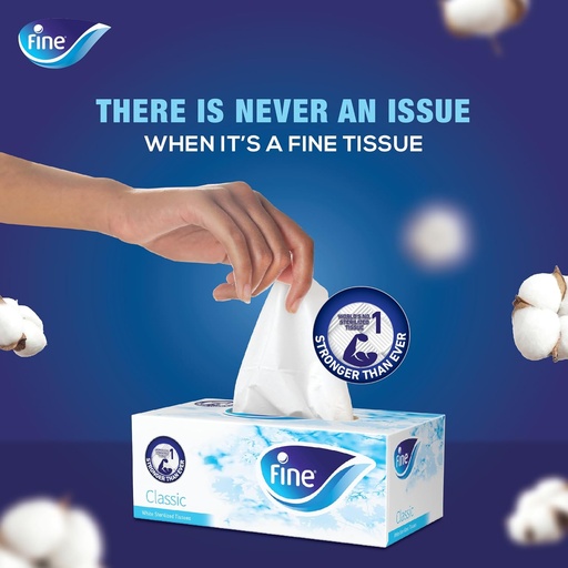 [16410] FINE TISSUE BOX 200 TISSUES-