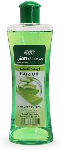 [75547] EVA MAGIC TOUCH HAIR OIL 180ML ALOEVERA
