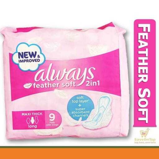[75598] ALWAYS FEATHER SOFT MAXI LONG 9 PADS