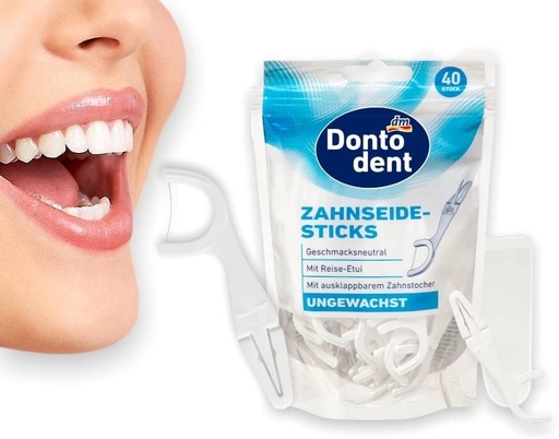 [55097] DENTAL FLOSS TOOTHPICK 40 PCS