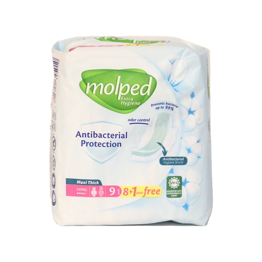 [63526] MOLPED antipacterial maxi thick long 9pads