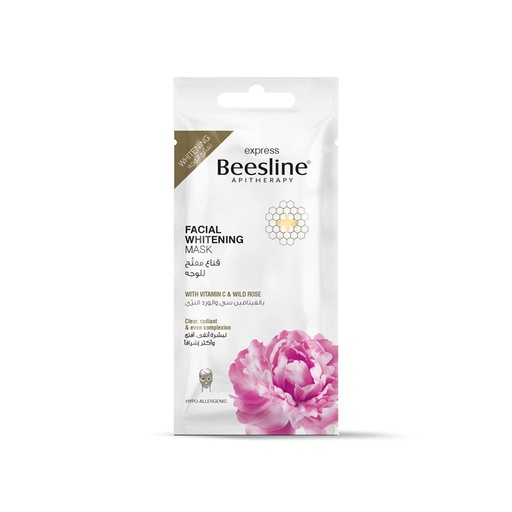 [74253] BEESLINE FACIAL WHITENING MASK WITH WILD ROSE