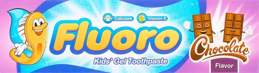 [37985] FLUORO KIDS GEL Chocolate 50G