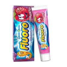 [76971] FLUORO KIDS GEL Strawberry 50G
