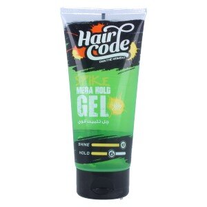 [75943] HAIR CODE MEGA HOLD GREEN 250ML