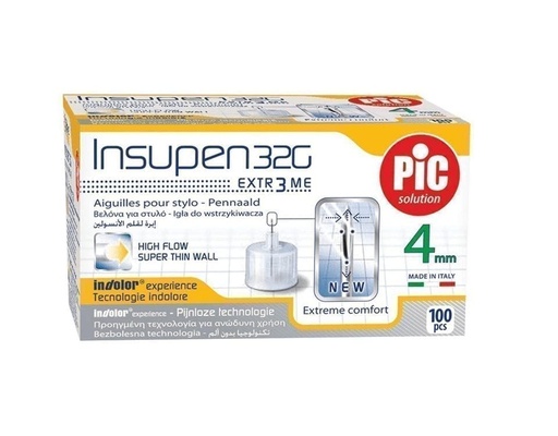 [70638] Pic insupen 4mm Extr 3Me 10 Pcs