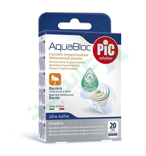 [72296] pic aquabloc 20 round plaster