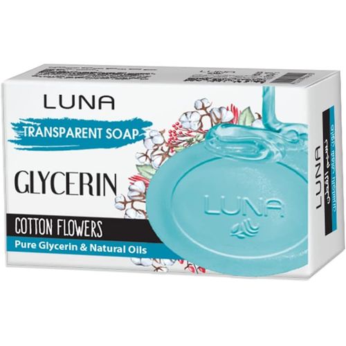 [77239] LUNA COTTON FLOWER GLYCERIN SOAP 100GM