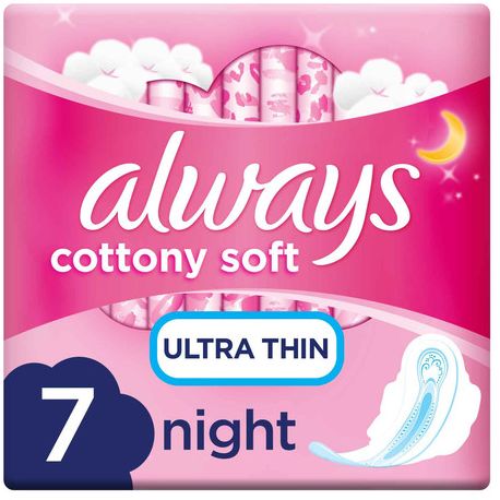 [63417] ALWAYS ULTRA COTTON 7 EXTRA LONG NEW