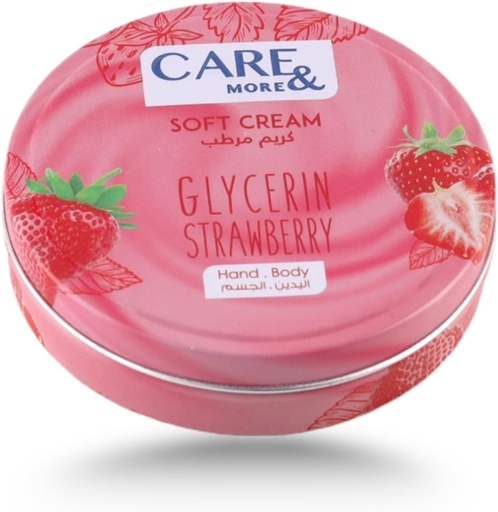 [77371] CARE&MORE GLYCERIN STRWBERRY SOFT CREAM 75ML