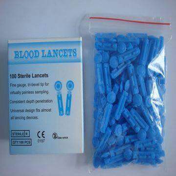 [LAN] LANCETS شكاكات بلاستيك الوان 100 شكة
