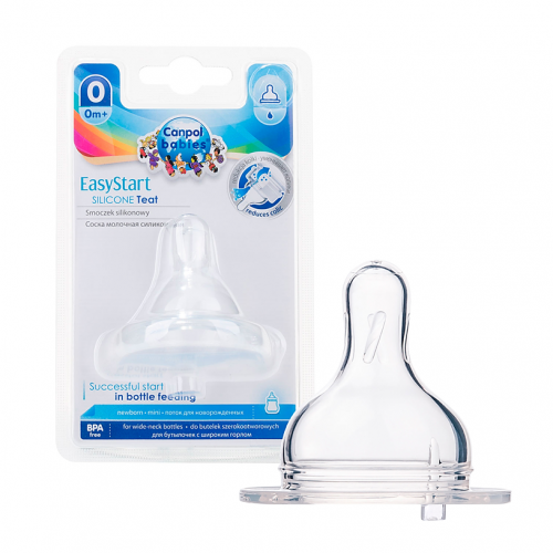 [68038] CANPOL EasyStart Silicone Teat 21/719
