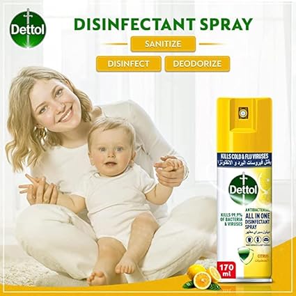 [75981] Dettol Spray الاصفر 170ml