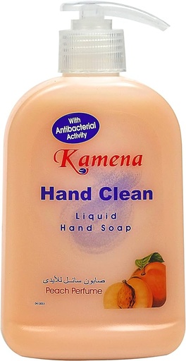[72380] kamena liquid hand soap peach 350 mll