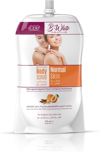 [76423] EVA B WHITE BODY SCRUB FOR NORMAL SKIN 250ML