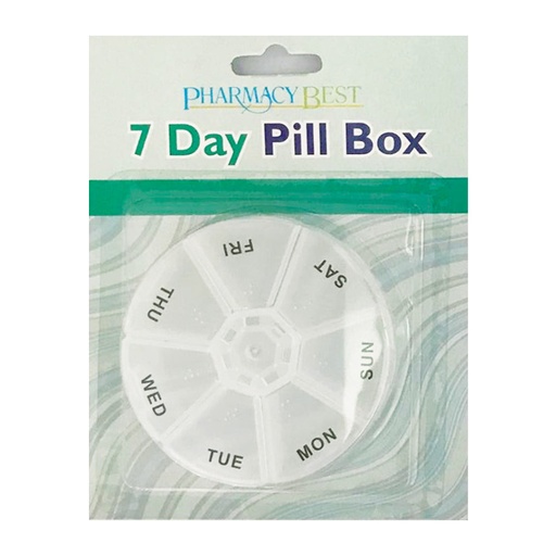[71202] Essentials Seven Day Circular Pill Box