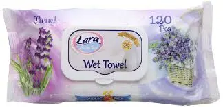 [70231] Lara Wet Towel Baby Soft 120Pca