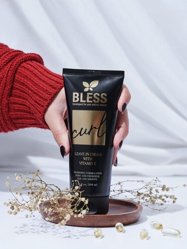 [77091] BLESS LEVE IN CREAM WITH vit E CURL 200ML