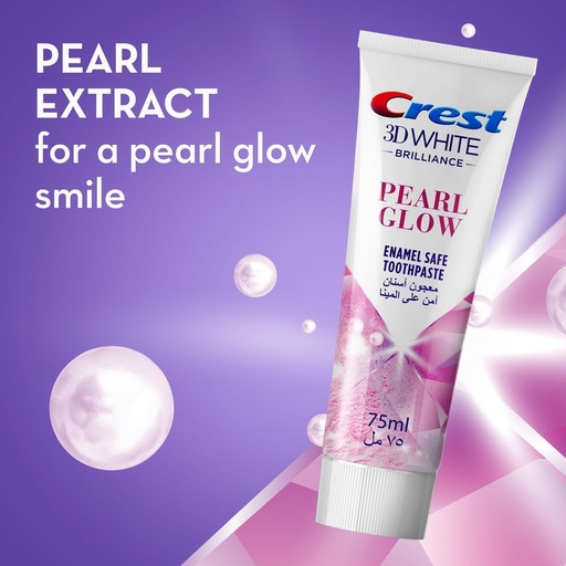 [76039] Crest 3D White Pearl Glow 75ml