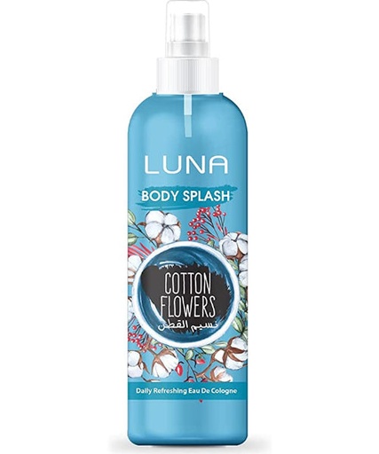 [60356] LUNA BODY SPLASH COTTON FLOWERS COLOGNE 250ML