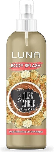 [60353] LUNA BODY SPLASH MUSK&AMBER COLOGNE 250ML