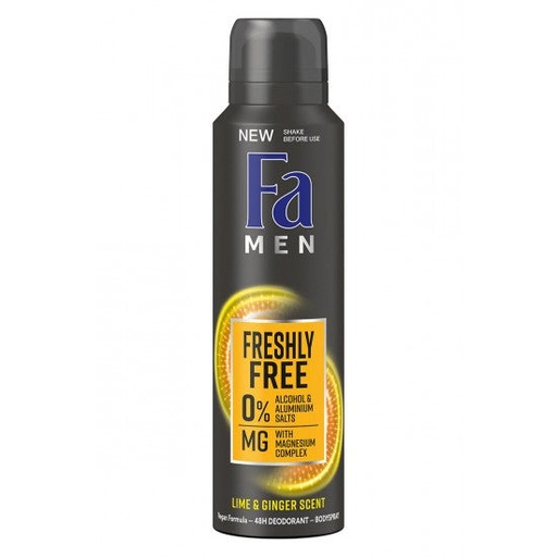 [61104] FA MEN LIME&GINGER SCENT SPRAY 150 ML