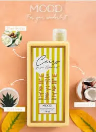 [77362] mood shower gel 750mlاصفر