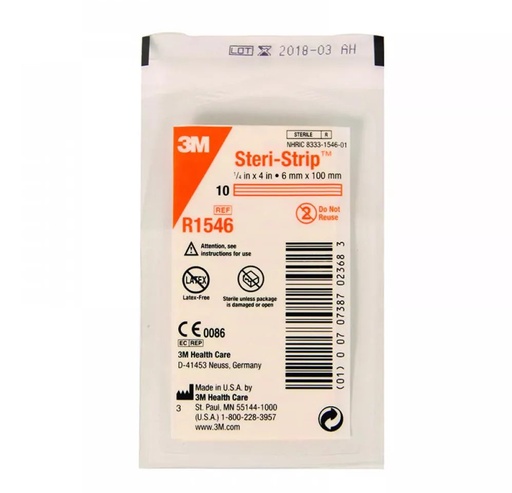 [25071] STERI STRIP R 1546 ( 10 )بلاستر بديل خياطة