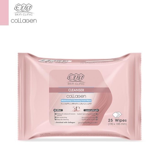 [66806] EVA Collagen CleanNser 25 wipes