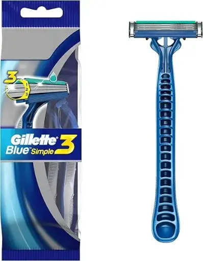 [68248] Gillette Blue 3 Simple 4 كيس