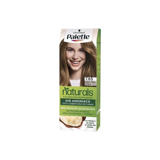 [50476] PALETTE NATURAL COLOUR 7-65 اشقر ذهبي متوسط