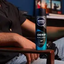 [35044] NIVEA DEEP BLACK CARBON BEAT SPRAY 150ML