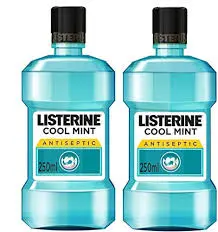 [75310] LISTERINE cool mint 250 ML 2 PIECE OFFER