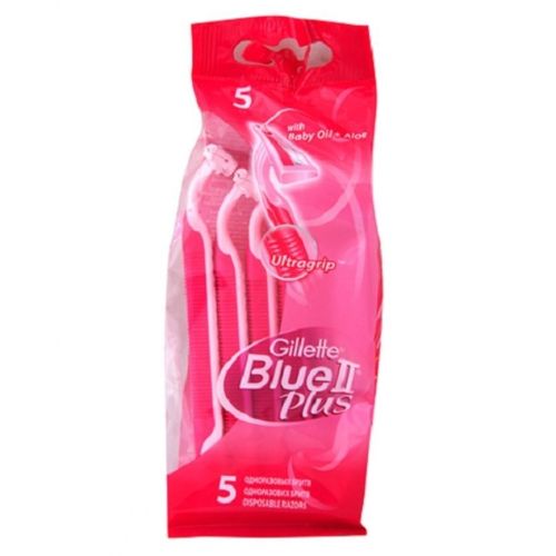 [13041] GILLETE BLUE2 PLUS 5 ماكينة بينك حريمى