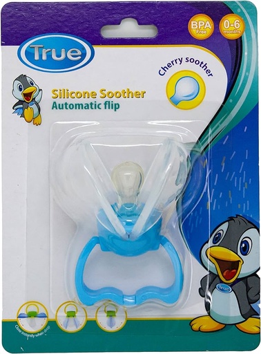 [77205] TRUE SILICONE SOOTHER AUTO FLIP 0-6