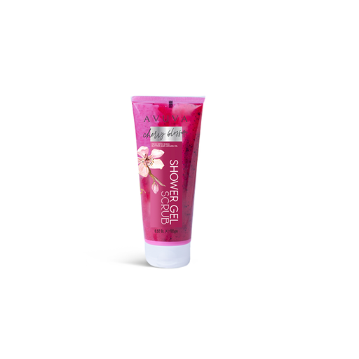 [75563] Avuva Shower Gel SCRUB 185GM Cherry Blassom