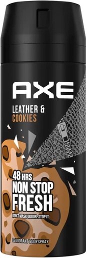 [63673] AXE LEATHER&COOKIES SPRAY 150ML