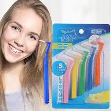 [76613] yigate L shaped interdental brushes 5pcs