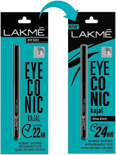 [74203] LAKME EYECONIC KAJAL DEEP BLACK