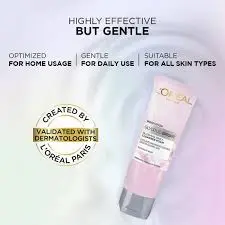 [77168] loreal glycolic bright daily cleanser foam 100ml