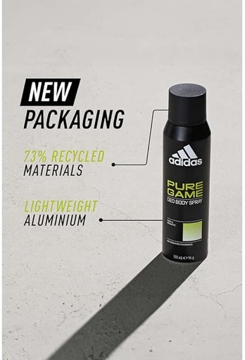 [65698] Adidas Pure Game Deodorant Spray 150ml